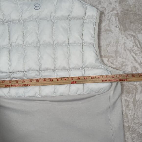 Vineyard Vines OTG On The Go Performance Voyager Puffer Vest Tan Men's Size XL - Picture 8 of 9